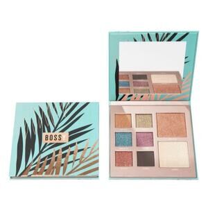 Bossy BEAUTY MEETS DRIVE Eyeshadow, Blush, & Highlighter Combo Palette ~ NIB